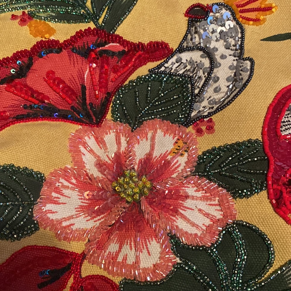 Beaded Bird Handbag - Picture 2 of 6